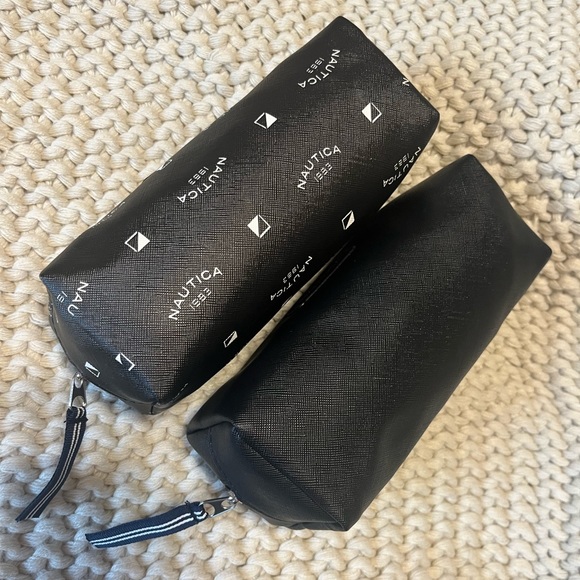 Nautica Cosmetic Makeup Pencil Brush bag NEW - Picture 8 of 10